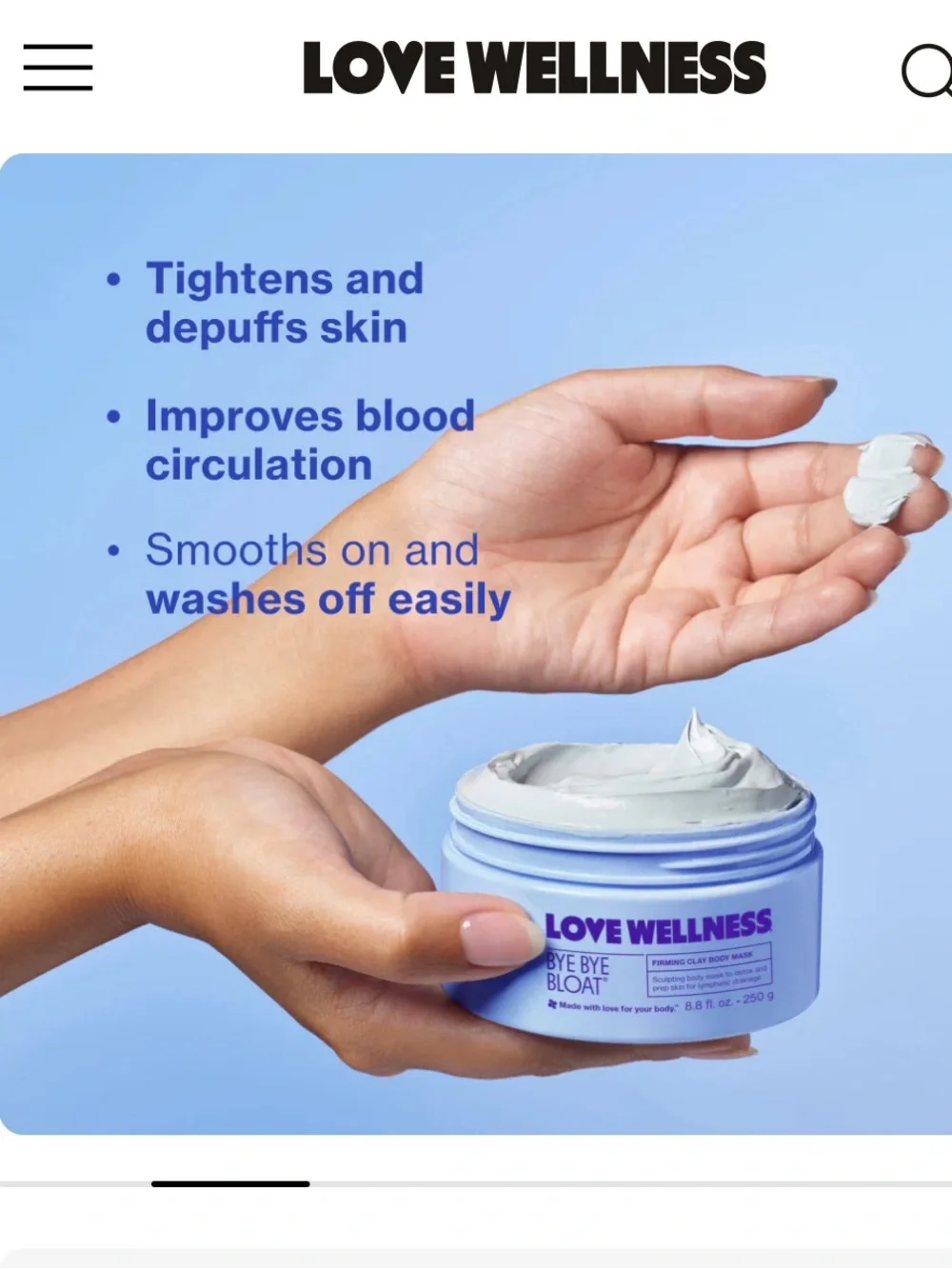 Love wellness bye bye bloat